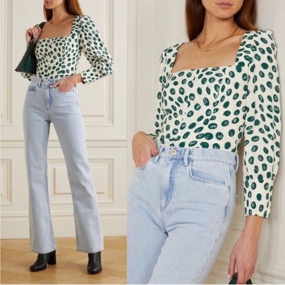 Reformation Calla Print Top - Picture 2 of 6
